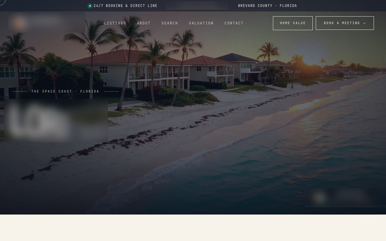 Space Coast realtor — website designed by Hively in Brevard County, FL